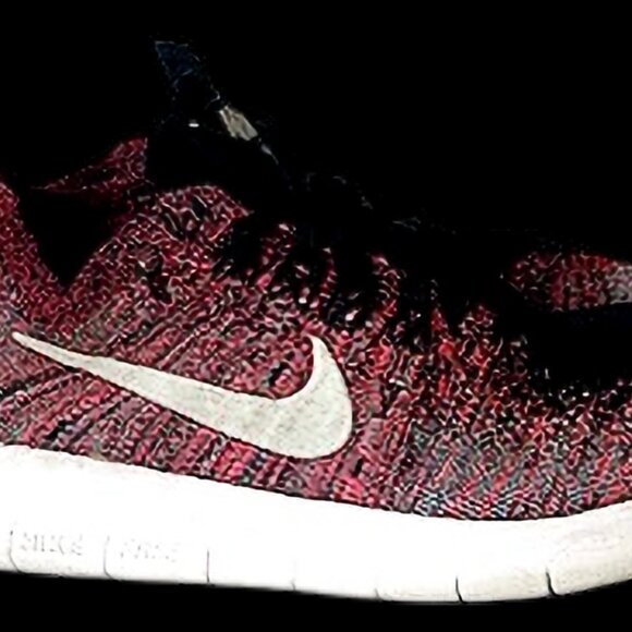 Nike Free RN Flyknit 2017 Red Athletic Running Shoes SZ 8 - Picture 2 of 7